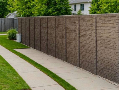 Stonecrete Privacy Fence
